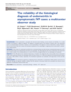 The reliability of the histological diagnosis of