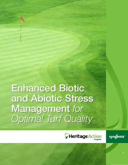 Enhanced Biotic and Abiotic Stress Management for
