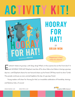 HOORAY FOR HAT!