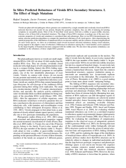 In Silico Predicted Robustness of Viroids RNA