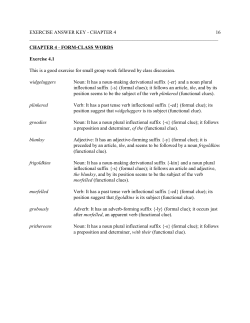 EXERCISE ANSWER KEY - CHAPTER 4 16 CHAPTER 4