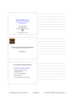PSYCHOLOGY - Henderson State University