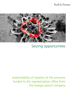 Inadmissibility of taxation of the amounts funded