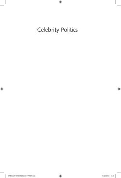 Celebrity Politics - London Met Repository