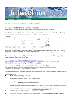Reagents for conventional Copper(I)