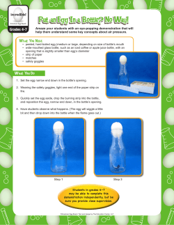 Put an Egg In a Bottle? No Way!