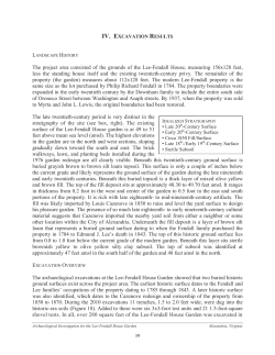 The project area consisted of the grounds of the Lee