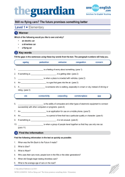 Level 1 l Elementary