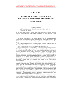 Technological Enhancement and Criminal Responsibility