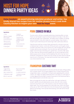 Daisy Goodwin - Pancreatic Cancer UK