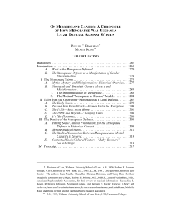 On Mirrors and Gavels - Robert H. McKinney School of Law