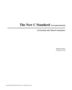 Commentary - Coding Guidelines