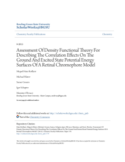 Assessment Of Density Functional Theory For Describing The