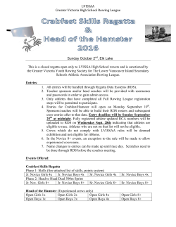 2016 Regatta Package