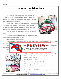 Underwater Adventure - Super Teacher Worksheets