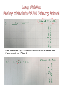 Look at the first digit of the number in the bus stop and see if you can