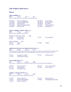 THE WORLD AROUND US History