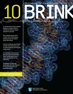 2010 pRevIew Issue - Brigham and Women`s Hospital