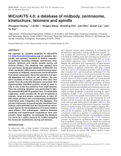 MiCroKiTS 4.0: a database of midbody, centrosome, kinetochore