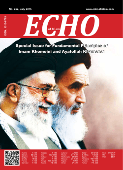 Special Issue for Fundamental Principles of Imam
