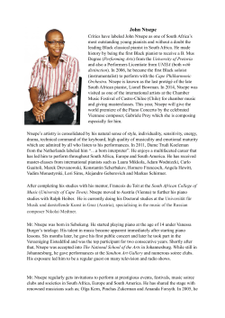 John Ntsepe - Brooklyn Theatre