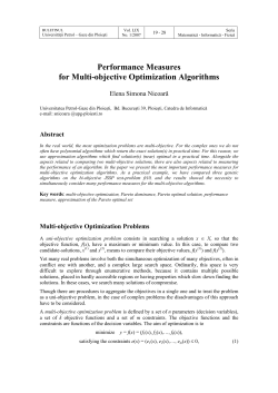 Performance Measures for Multi-objective Optimization Algorithms