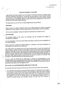 Legal advice has been sought as to the manner in what has become