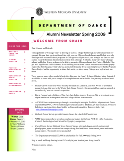 Spring 2009 - Western Michigan University