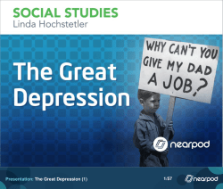 Presentation: The Great Depression (1)