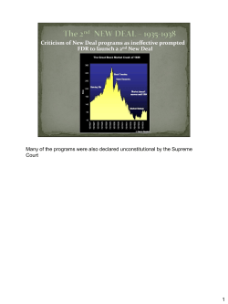 Many of the programs were also declared