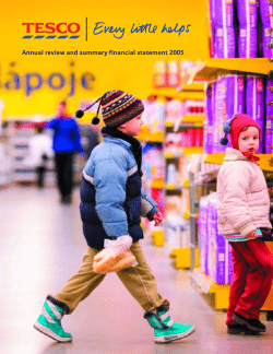 Tesco plc Annual Review and Summary Financial Statement 2005