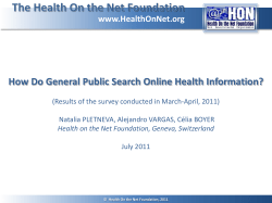 How Do General Public Search Online Health Information?