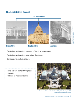 The Legislative Branch - Millspaugh Family Website