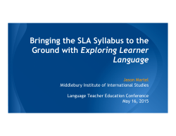 Handout - The Center for Advanced Research on