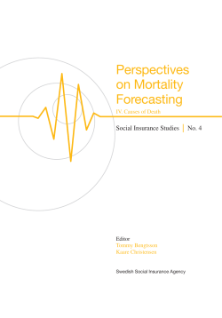 Perspectives on Mortality Forecasting