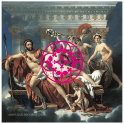 Jacques-Louis David `Mars disarmed by Venus and the Three Graces`