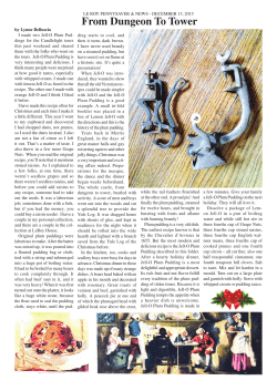 From Dungeon To Tower - LeRoy Historical Society