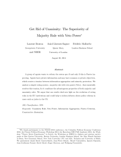 Get Rid of Unanimity: The Superiority of Majority Rule