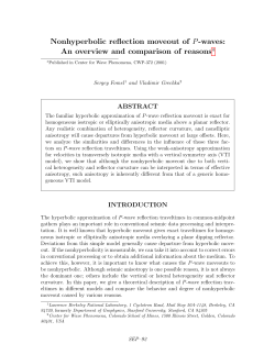 Nonhyperbolic reflection moveout of P
