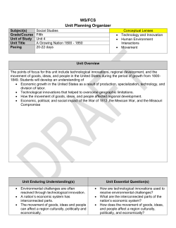 Unit 4 - A Growing Nation
