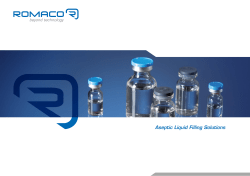 Aseptic Liquid Filling Solutions