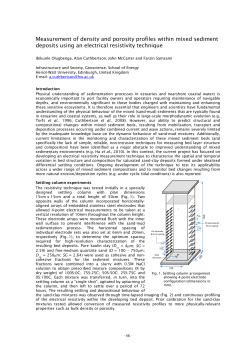 Measurement of density and porosity profiles within mixed sediment