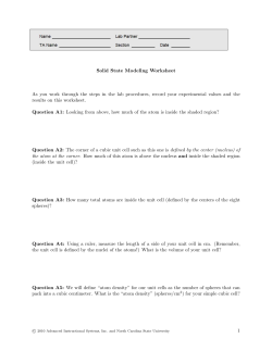 Solid State Modeling