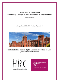 The Paradox of Punishment: A Labelling Critique of the