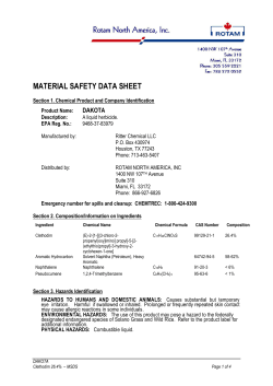 material safety data sheet