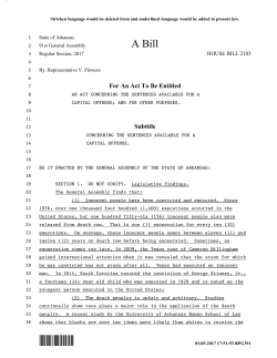 HB2103 - Arkansas General Assembly