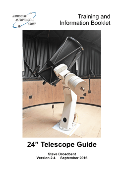 24&rdquo; Telescope Guide - Hampshire Astronomical Group