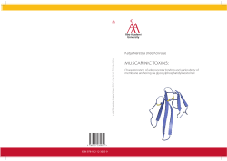 muscarinic toxins