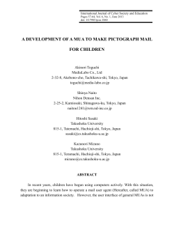 a development of a mua to make pictograph mail for children