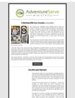 Feb 2017 - AdventureServe Ministries